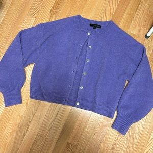 Purple cardigan size large